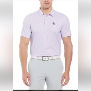 Original Penguin Men's Allover Pete Print Short‎ Sleeve Golf Polo Shirt